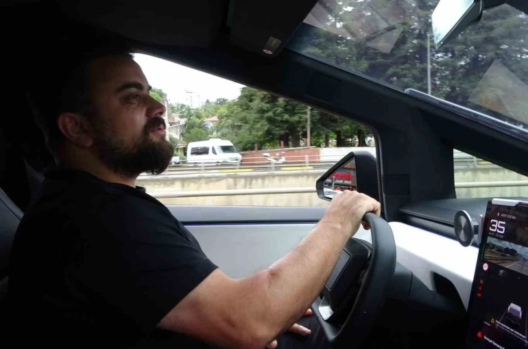 Cybertruck ile çay taşıdı, Karadeniz’de dağ tepe demeden gezdi 