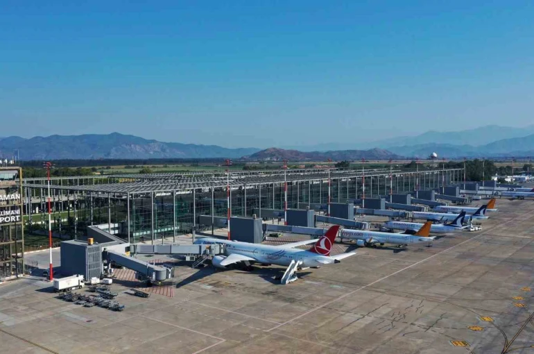 Dalaman Havalimanı 9 ayda 4 milyon 741 yolcuya hizmet verdi 