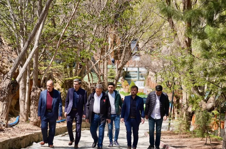 Darende’de Günpınar Şelalesi yaz sezonuna hazırlanıyor 