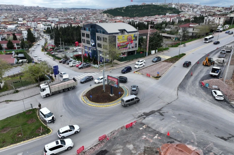 Darıca trafiğini rahatlatacak adım: Tuzla-Battalgazi kesişiminde kavşak çalışması başladı 