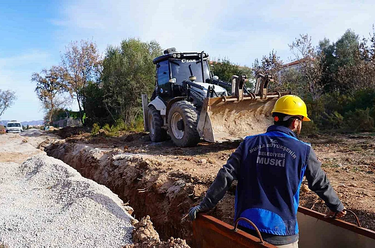 Datça İskele Mahallesi Çomarlık’ta kanalizasyon sorunu sona eriyor 