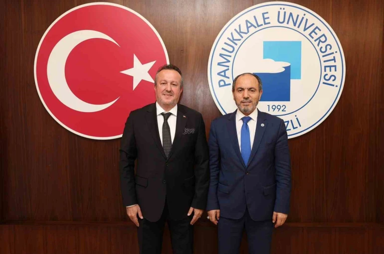 Denizli OSB Yönetimi, Rektör Mahmud Güngör’e ziyaret etti 