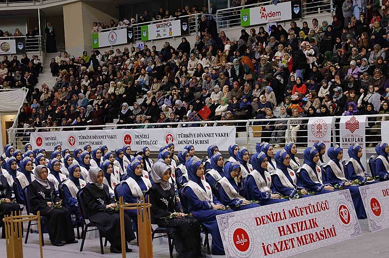 Denizli’de 168 öğrenci hafızlık icazeti aldı 