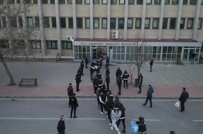 Denizli’de 31 üyesi tutuklanan suç örgütüne 2. dalga operasyon: Gözaltına alınan 17 kişiden 12’si tutuklandı