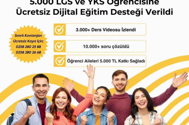 Denizli’de Eğitimde Fırsat Eşitliği Projesi ile 5 bin gence ulaştı 
