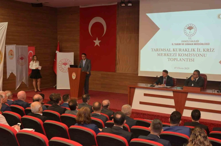 Denizli’de kuraklığa karşı alınacak tedbirler masaya yatırıldı 
