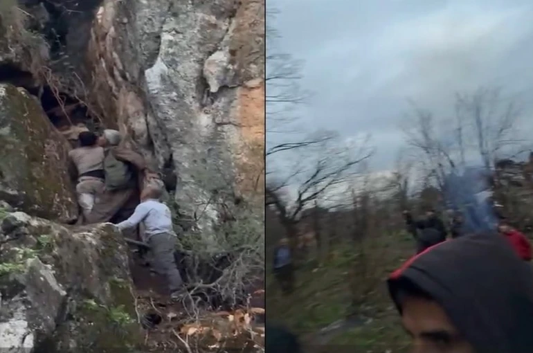 Derecik’te dağda mahsur kalan genç kurtarıldı 