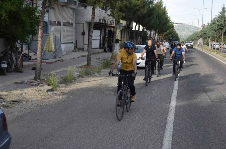 Dicle’de pedallar sağlıklı yaşam için çevrildi 