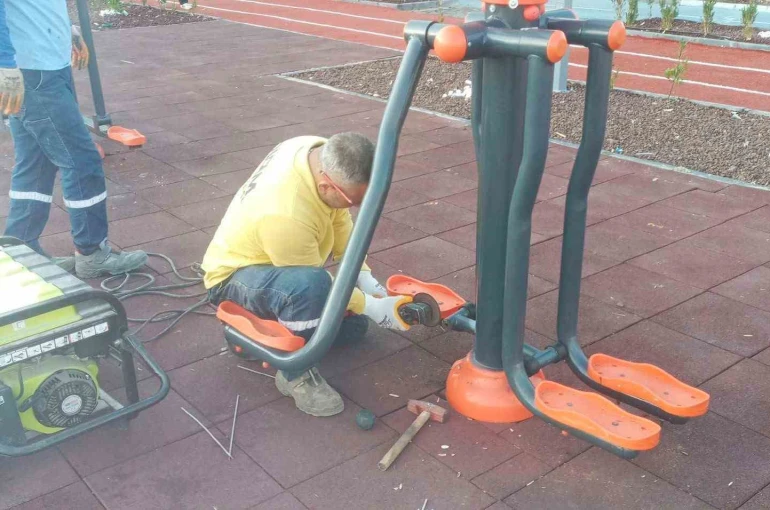 Didim Belediyesi ortak kullanım alanlarında bakım ve onarım çalışmalarını sürdürüyor