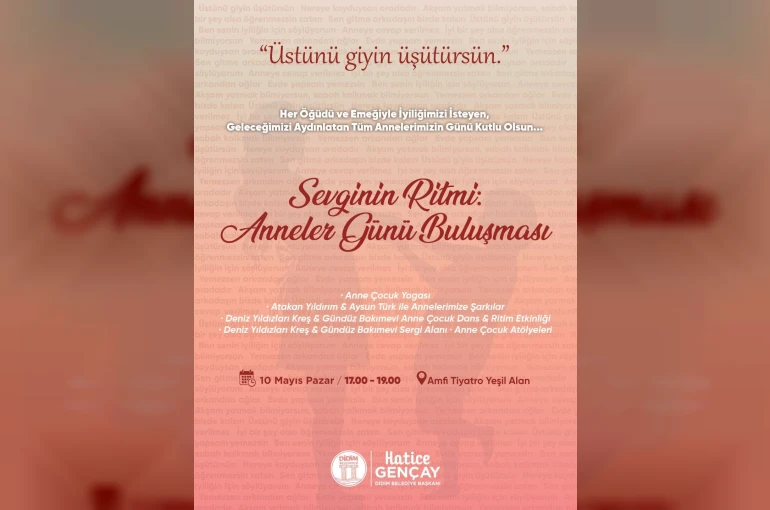 Didim Belediyesi’nden Anneler Günü’ne özel etkinlik 