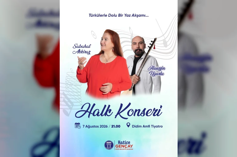 Didim Belediyesi’nden ücretsiz halk konseri