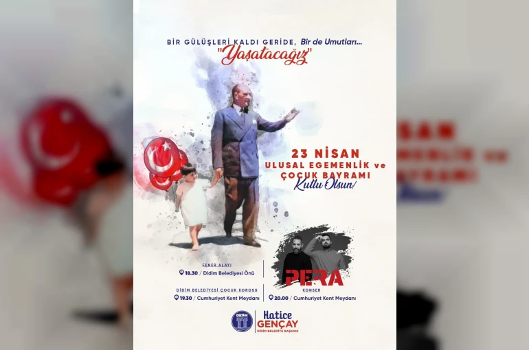 Didim’de 23 Nisan coşkusu akşam etkinlikleriyle taçlanacak 