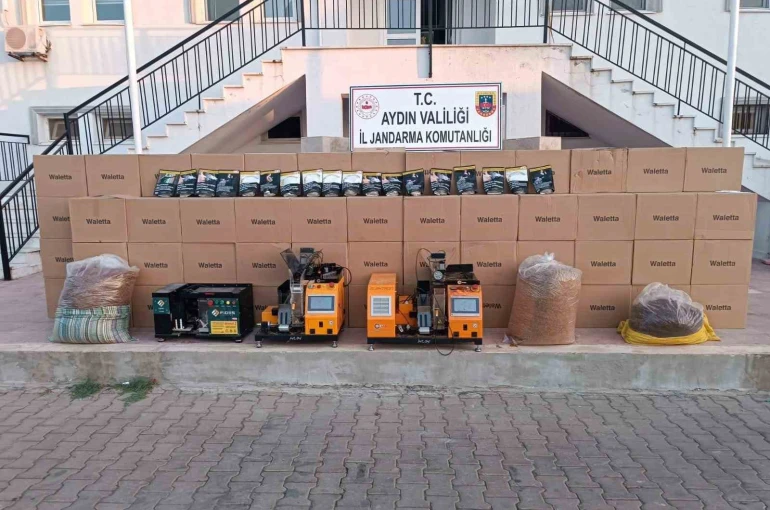 Didim’de kaçak tütün operasyonu