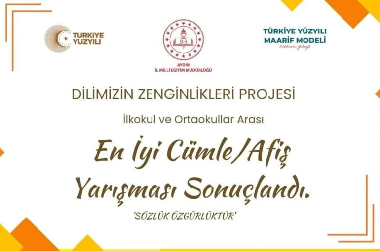 Dilimizin Zenginlikleri Projesi’nde en iyi cümle ve afişler belli oldu 