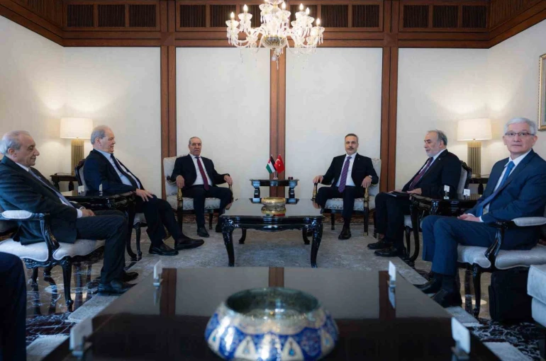 Dışişleri Bakanı Fidan, Filistin Devlet Başkan Yardımcısı Şeyh ile görüştü 