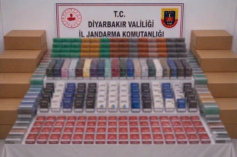 Diyarbakır’da çok sayıda gümrük kaçağı ürün ele geçirildi 