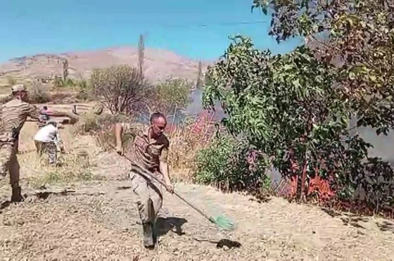 Diyarbakır’da korkutan yangın 