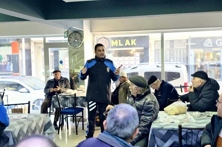 Dolandırıcılığa karşı bilgilendirme çalışması 