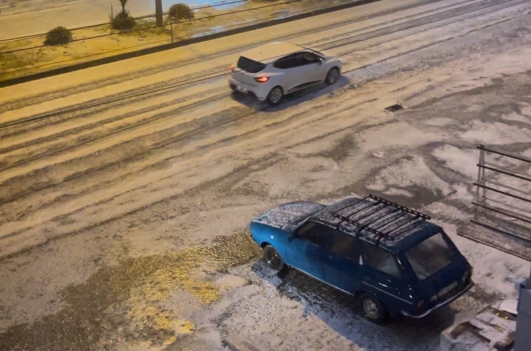 Dolu bu kez Bozyazı’yı vurdu