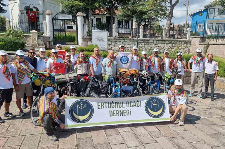 Domaniç Hayme Ana Türbesi’nden Söğüt Ertuğrul Gazi Türbesine bisikletlerle gidecekler 