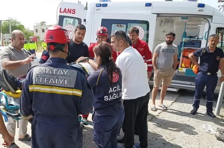 Dörtyol’da trafik kazası: 2 yaralı 