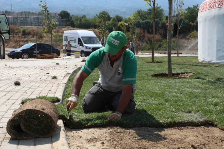 Dostum kamp alanında çalışmalar sürüyor