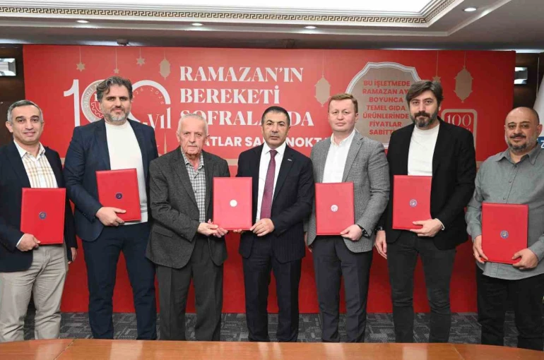 DTO’nun öncülüğünde Denizli’de Ramazan ayında temel gıdada sabit fiyat uygulaması başlatıldı