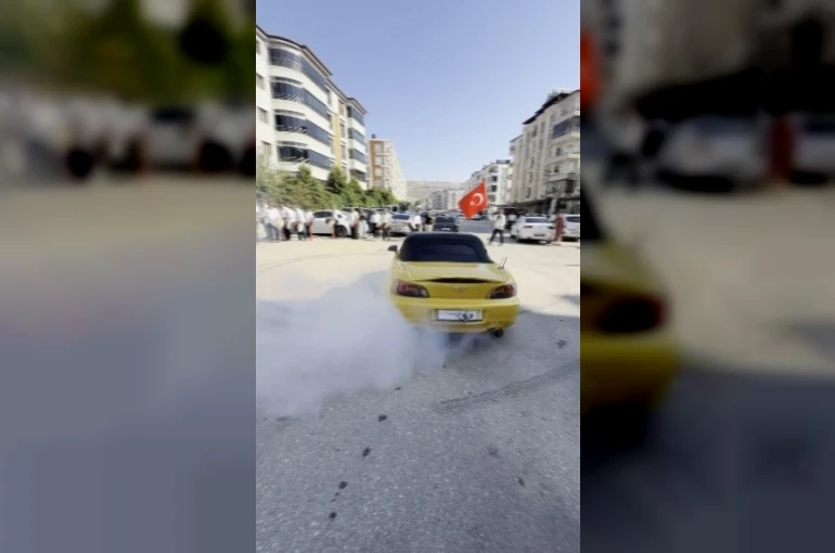 Düğün konvoyundaki drifte 156 bin TL para cezası