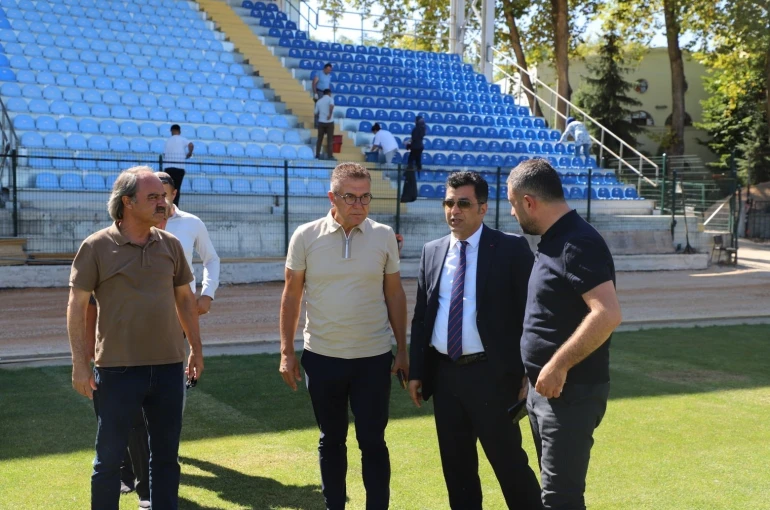 Dumlupınar Stadyumu maçlara hazır 