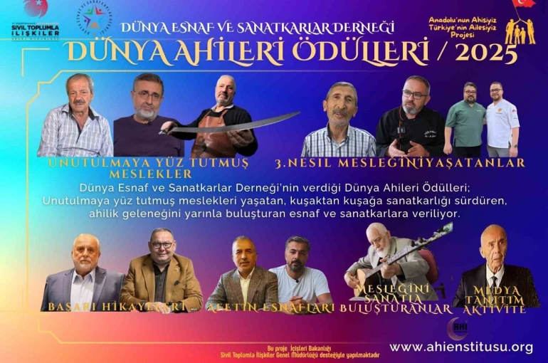 Dünya Ahileri Ödülleri açıklandı 