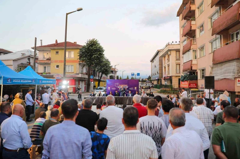 Düzce Belediye Başkanı Özlü: "Biz hep kalıcı işler yapıyoruz" 