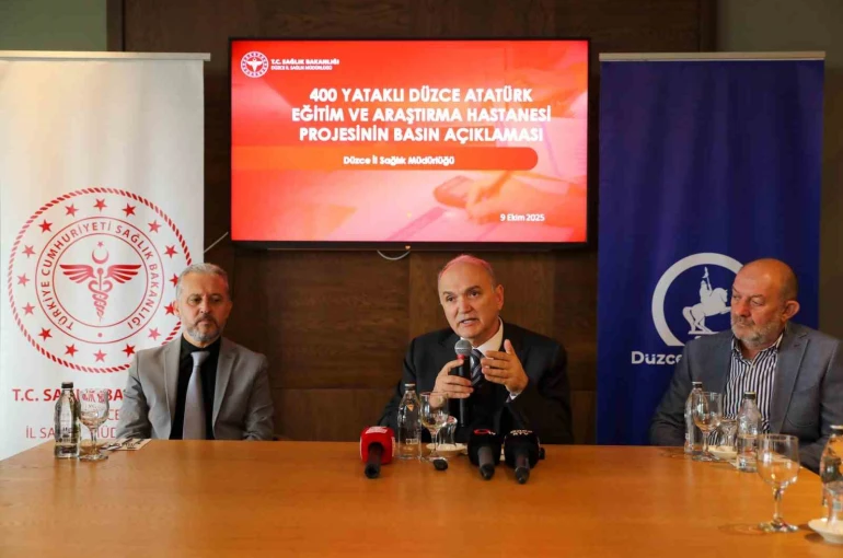 Düzce’de 400 yataklı hastane 360 günde inşa edilecek 