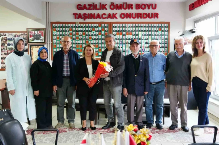 Düzce’de Gaziler Günü’nde anlamlı ziyaret 