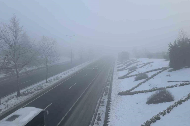 Düzce’de sis ve soğuk hava etkili oluyor 