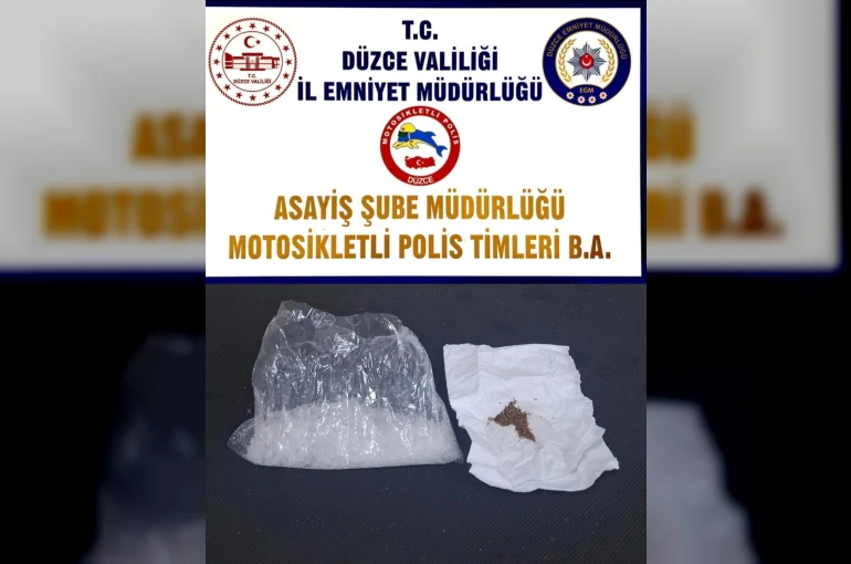 Düzce’de uyuşturucu ile mücadele sürüyor 