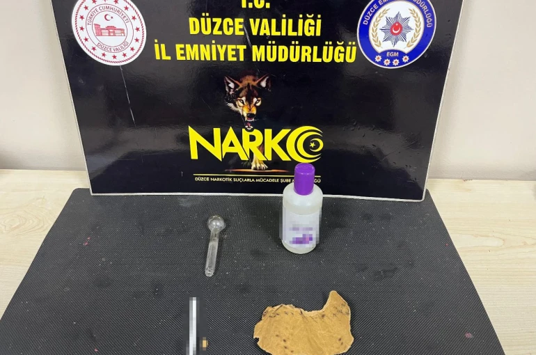 Düzce’de uyuşturucu operasyonu: 1 tutuklama 