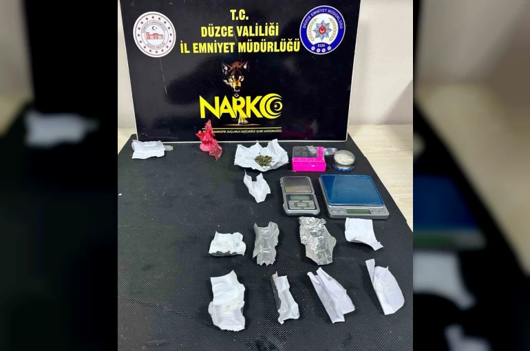 Düzce’de uyuşturucudan 61 kişi hakkında işlem yapıldı 