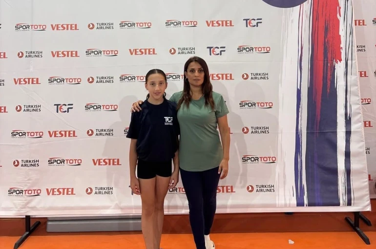 Düzceli Cimnastikçi Öykü Akyıldız, ikinci kez sporcu gelişim kampına davet edildi 