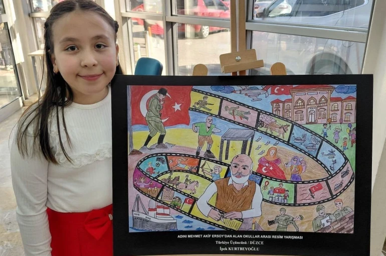 Düzceli öğrenci Türkiye üçüncüsü oldu 