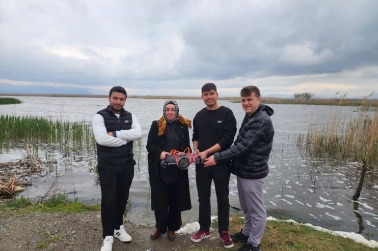 Eber Gölü yapay zeka destekli sualtı aracıyla izlenecek 