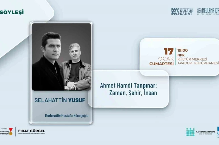 Edebiyat şehrinde Ahmet Hamdi Tanpınar üzerine söyleşi 