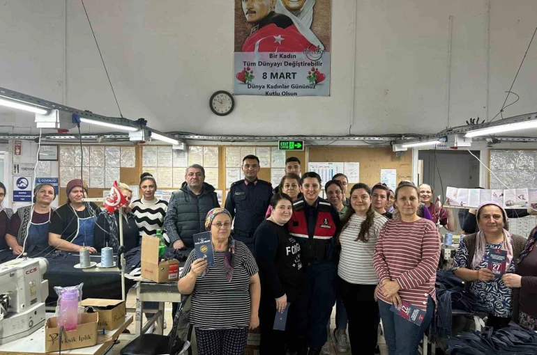 Edirne’de fabrika çalışanlarına KADES etkinliği düzenlendi 