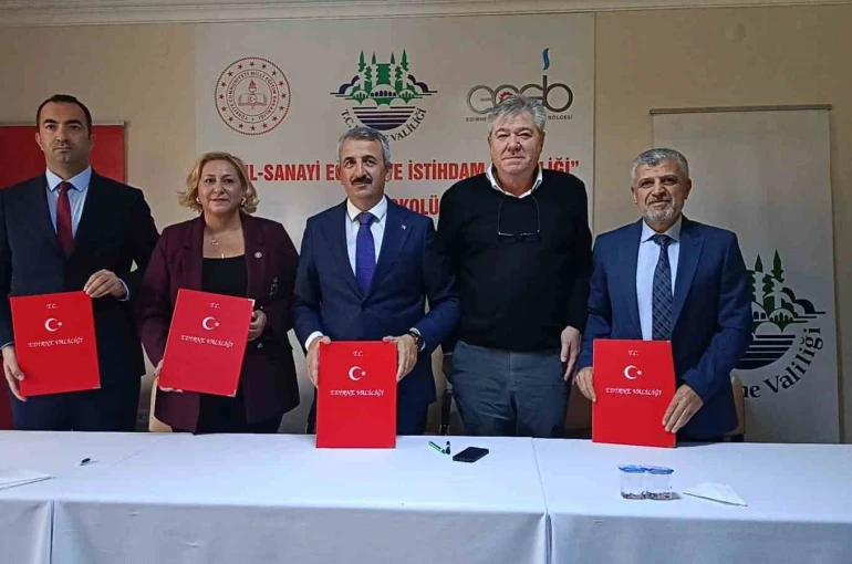 Edirne’de meslek lisesi öğrencilerine burs ve istihdam garantisi 