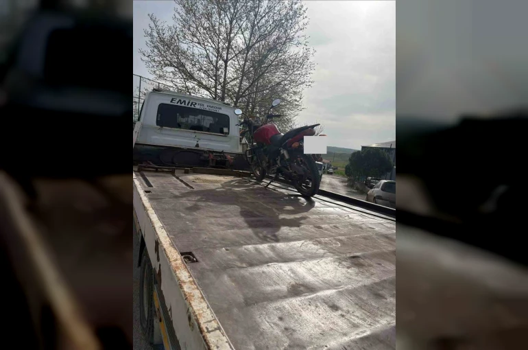 Edirne’de motosikletliye 24 bin 162 TL ceza 
