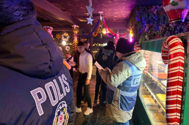 Edremit polisi yılbaşında kuş uçurtmadı 