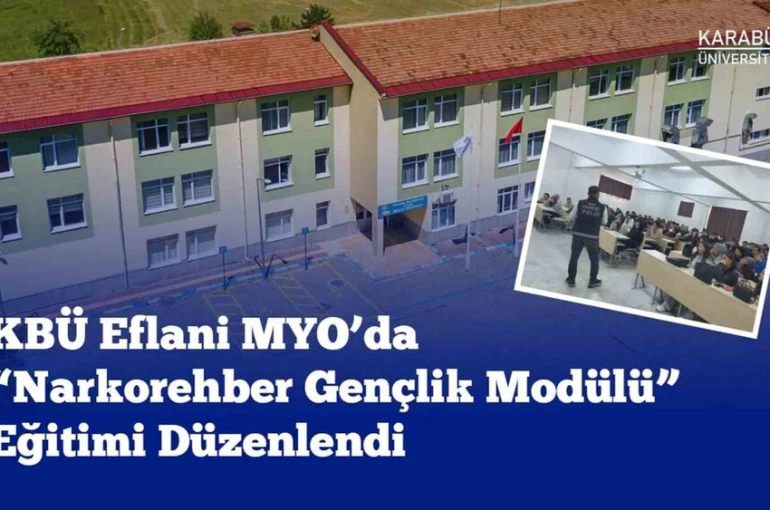 Eflani MYO’da "Narkorehber Gençlik Modülü" eğitimi gerçekleştirildi 