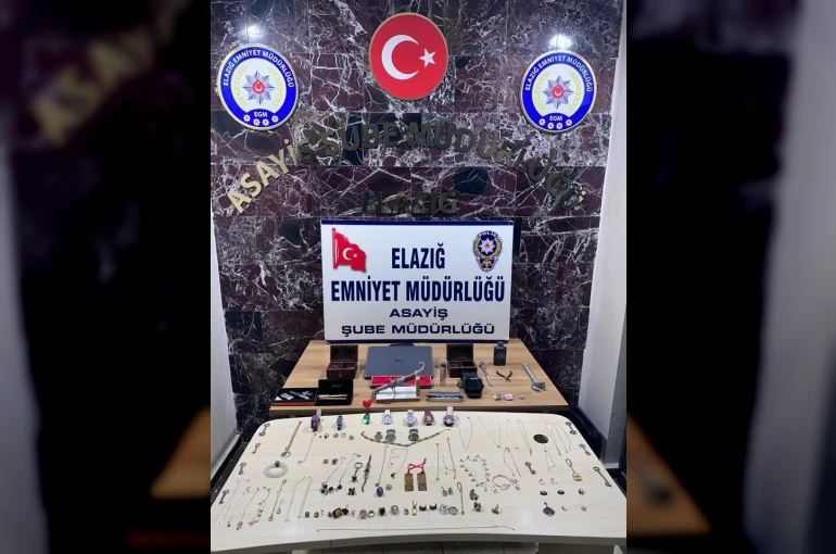 Elazığ’da 7 milyon liralık ziynet eşyası çalan 4 şüpheli tutuklandı 