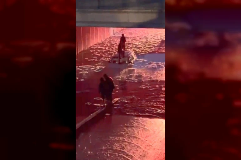 Elazığ’da alt geçit suyla doldu: Mahsur kalan vatandaşları itfaiye kurtardı 