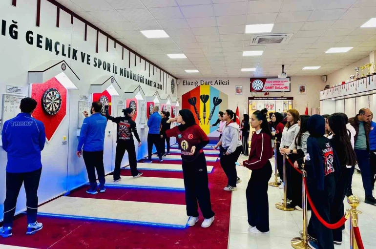 Elazığ’da dart müsabakaları sona erdi
