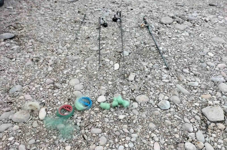 Elazığ’da kaçak balık avlayanlara operasyon 